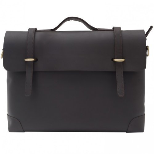 Buy YAAGLE Rare Genuine Cow Leather Men's Briefcase Laptop Handbag ...